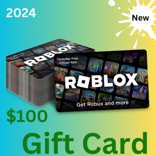 New Roblox gift card 2024
